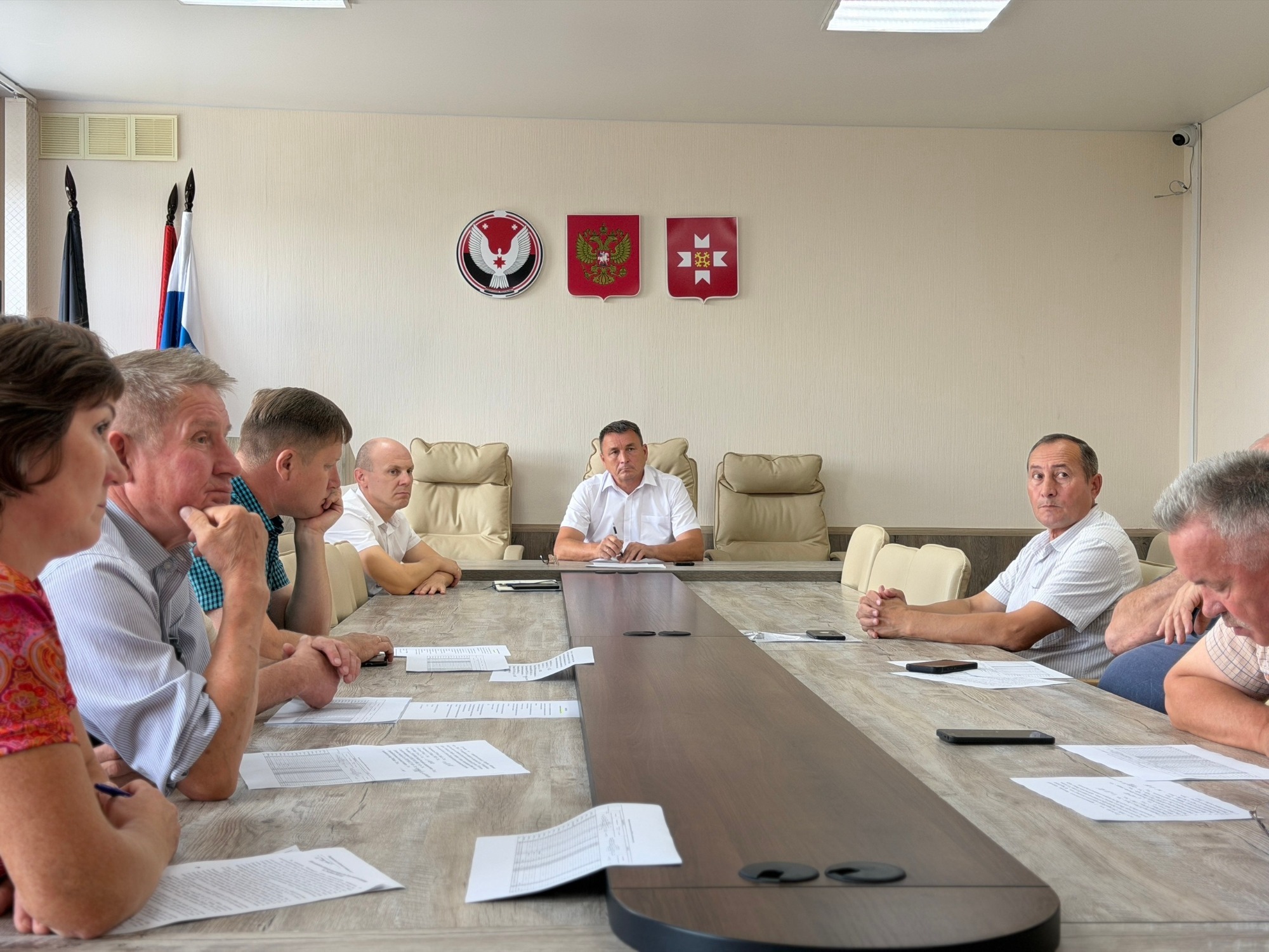 Состоялось совещание с руководителями сельскохозяйственных предприятий..
